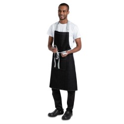 Delantal peto Whites vaquero negro 700x1000mm b981