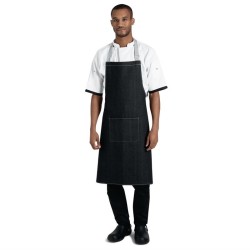 Delantal peto Whites vaquero negro 700x1000mm b981