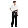Delantal corto Whites vaquero negro 760x400mm b995