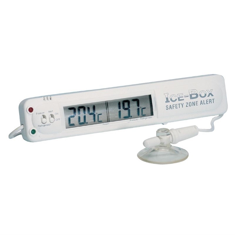 móvil Absorbente violación Termometro para refrigerador y congelador con alarma Hygiplas
