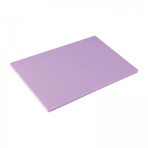 Tabla de cortar de baja densidad Hygiplas morada - 450x300x12mm gl295