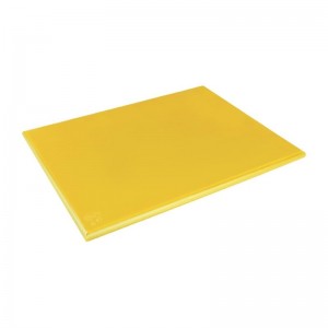 Tabla de corte de alta densidad extra grande amarilla Hygiplas j045
