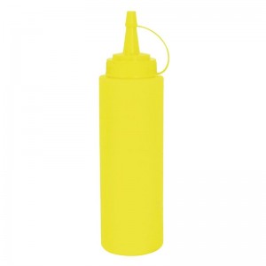 Botella para salsa amarillo 340ml Vogue k144