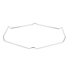 Bandeja piedra rectangular para pizza con soporte metal cl713