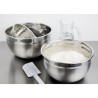 Bol mezclador acero inoxidable con base de silicona 3L Vogue gg021