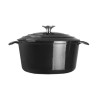 Cazuela de hierro Vogue negra gh301