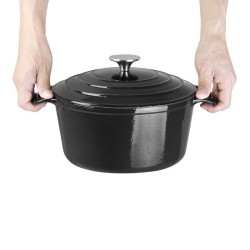 Cazuela de hierro Vogue negra gh301