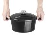 Cazuela de hierro Vogue negra gh301