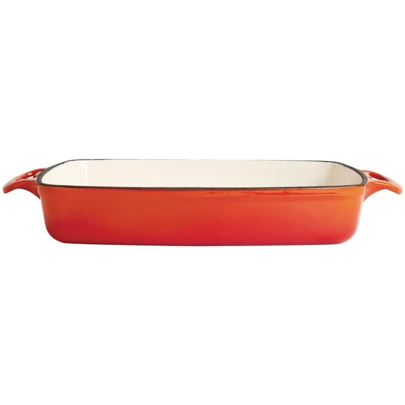 Fuente de hierro rectangular Vogue naranja gh322