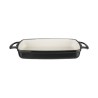 Fuente de hierro rectangular Vogue negra gh323