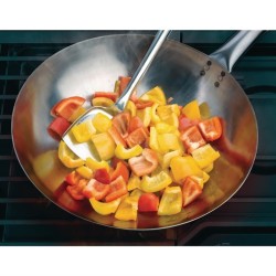 Wok acero templado 356mm Vogue k299