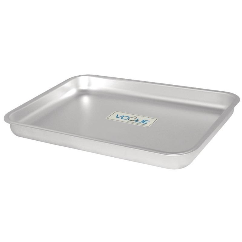 Fuente Bakewell de aluminio 610 x 455mm Vogue k437