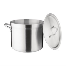 Cacerola alta aluminio 11.4L Vogue s349