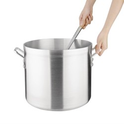 Cacerola alta aluminio 22.7L Vogue s351