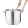 Cacerola alta aluminio 22.7L Vogue s351