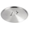 Tapa de acero inoxidable 400mm Vogue t148