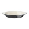 Molde ovalado gratinar negra 650ml Vogue u563
