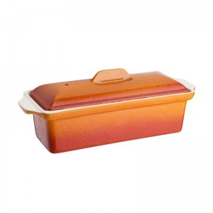 Tarrina de pate naranja 1.7L Vogue w455