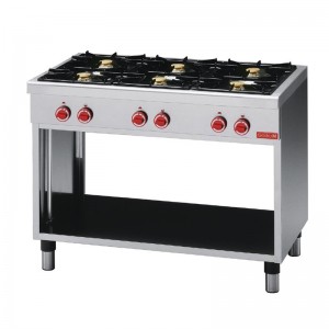 Cocina gas Gastro-M 6 quemadores CEG/110 gl915