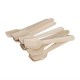 Cucharillas madera abedul para helado Fiesta 96mm (Paquete 100). 100 ud. dk399