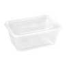 Contenedor de plastico para microondas 1L. 250 ud. dm183
