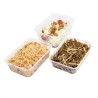 Contenedor de plastico para microondas 1L. 250 ud. dm183