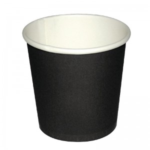 Vasos cafe negros 114ml Olympia. 50 ud. gf019