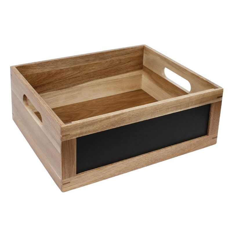 Caja presentacion Olympia lateral pizarra GN 1/2 cl191