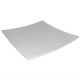 Plato de melamina cuadrado de bordes curvados blanco 305mm Kristallon dp140