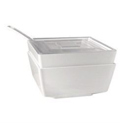 Bol Float cuadrado blanco 190 x 190mm APS gf096