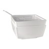 Bol Float cuadrado blanco 190 x 190mm APS gf096