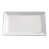 Bandeja Pure de melamina tamaño medio blanca 30mm APS gf122