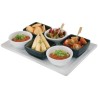 Bandeja Pure rectangular de melamina 355 x 180mm APS gf158