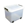 Caja de almacenamiento movil con tapa 50L Araven j245