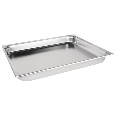 Recipiente Gastronorm acero inoxidable tamaño completo doble 65mm Vogue k802