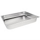 Recipiente Gastronorm acero inoxidable tamaño completo doble 100mm Vogue k804