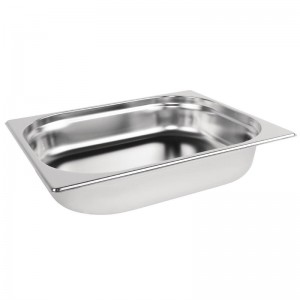 Recipiente Gastronorm acero inoxidable tamaño medio 65mm Vogue k927