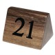 Numeros para mesa Olympia madera 21-30. 10 ud. cl298