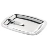 Bandeja para cambio Olympia acero inoxidable con clip 150x120mm cm759