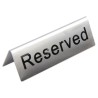 Carteles para las mesas de acero inox. 10 ud. u051