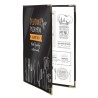 Soporte de menu Crystal 4 paginas Securit. 3 ud. cb842