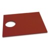 FIBRA ESTANDAR ROJA 545X500X20 MM. CON AGUJERO