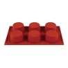 Molde de silicona x6 muffins Pavoni n933