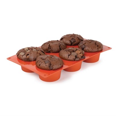 Molde de silicona x6 muffins Pavoni n933