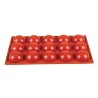 Molde semiesferico de silicona x15 Pavoni n936