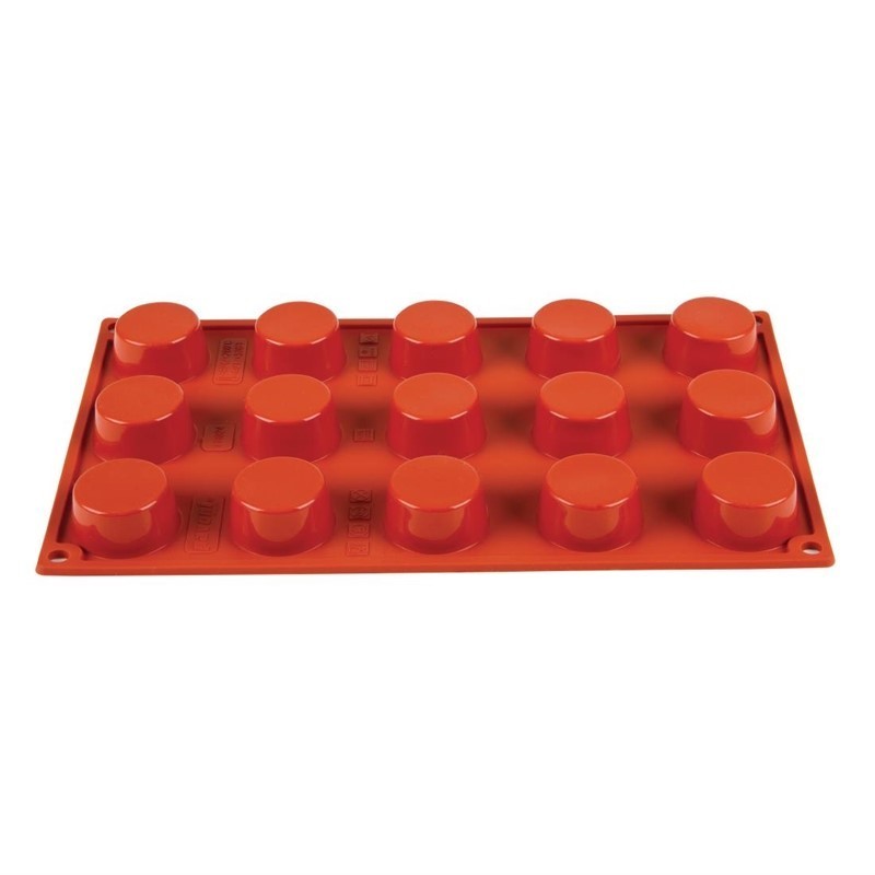 Molde petit four de silicona x15 Pavoni n945
