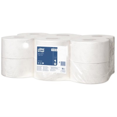 Rollo papel higienico Tork Mini Jumbo 2 capas 170m. 12 ud. cl126