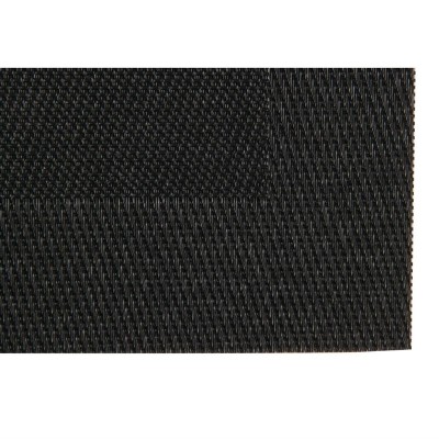 Mantel individual de PVC negro. 4 ud. gg042