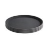 Bandeja antideslizante redonda 356mm Kristallon c557