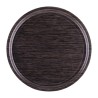 Bandeja redonda Roltex melamina antideslizante 450()mm wenge cs451